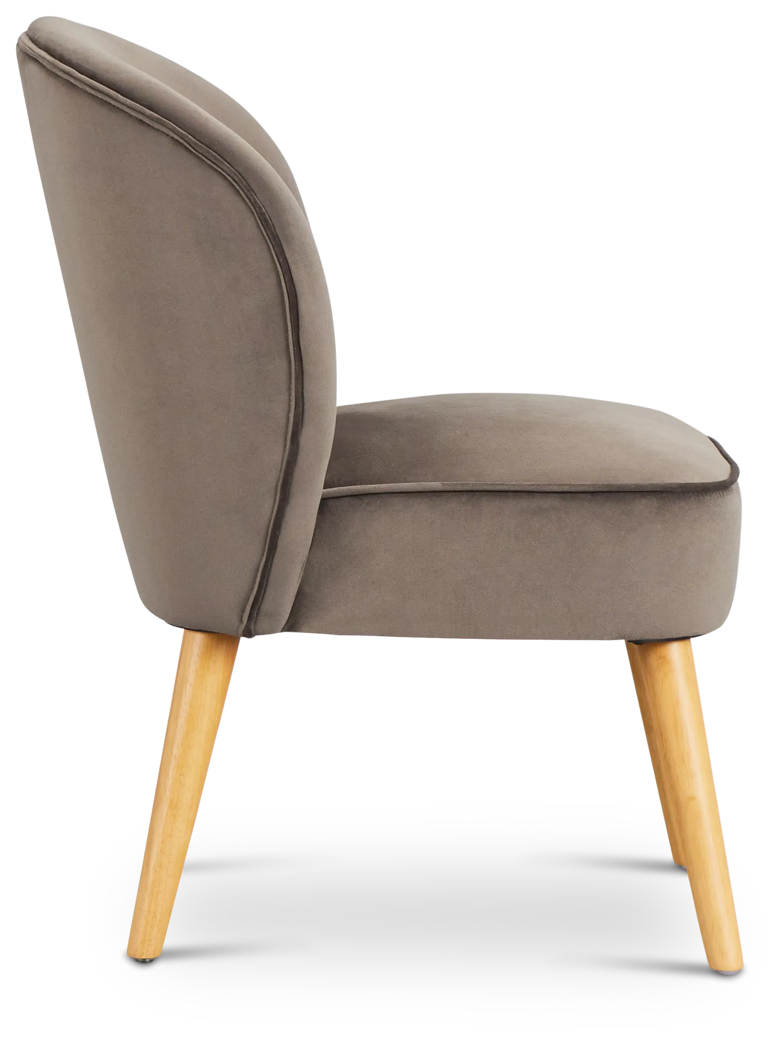 Kate Dark Gray Velvet Accent Chair