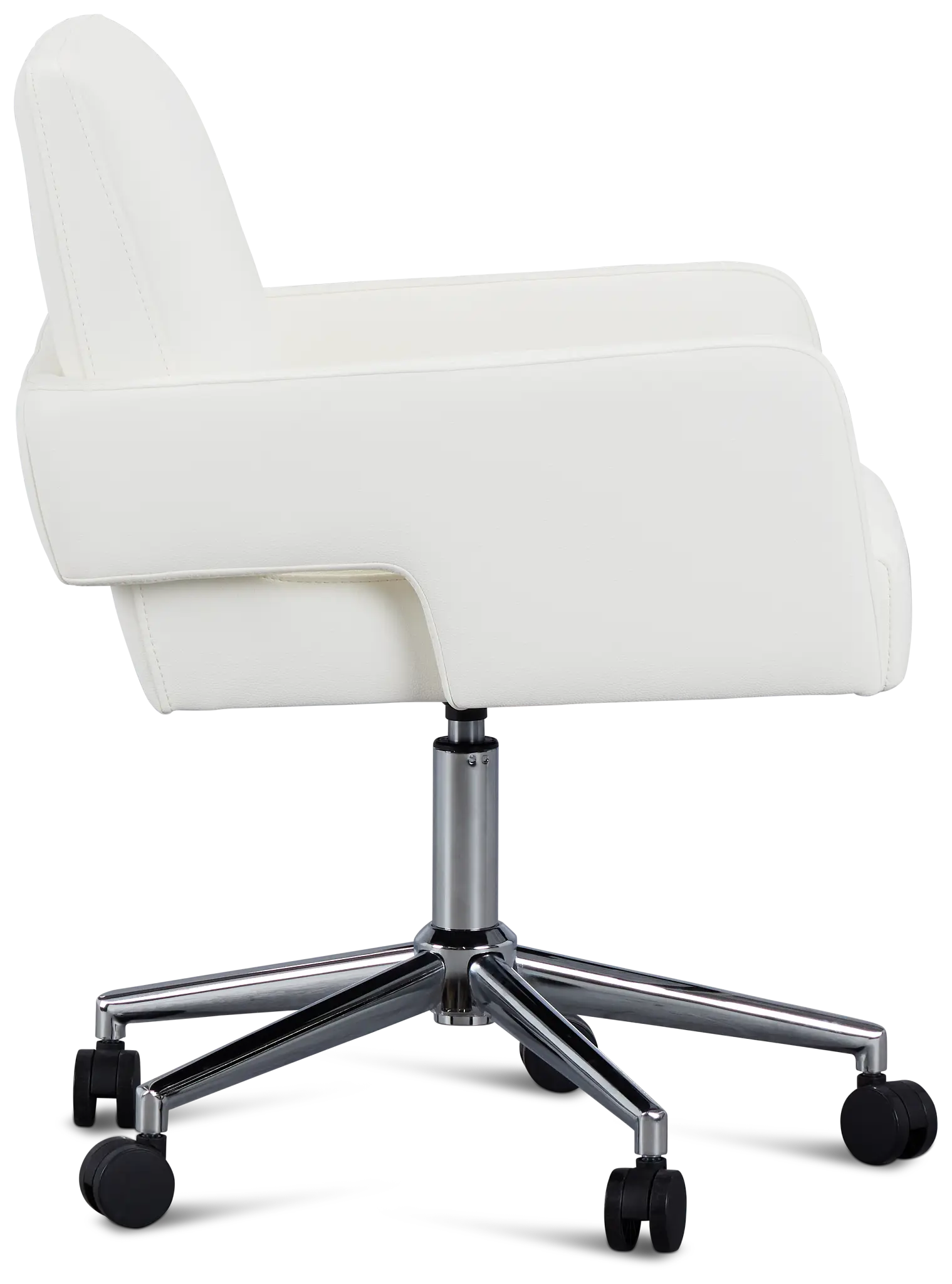Skye White Swivel Desk Chair Skye White Swivel Desk Chair