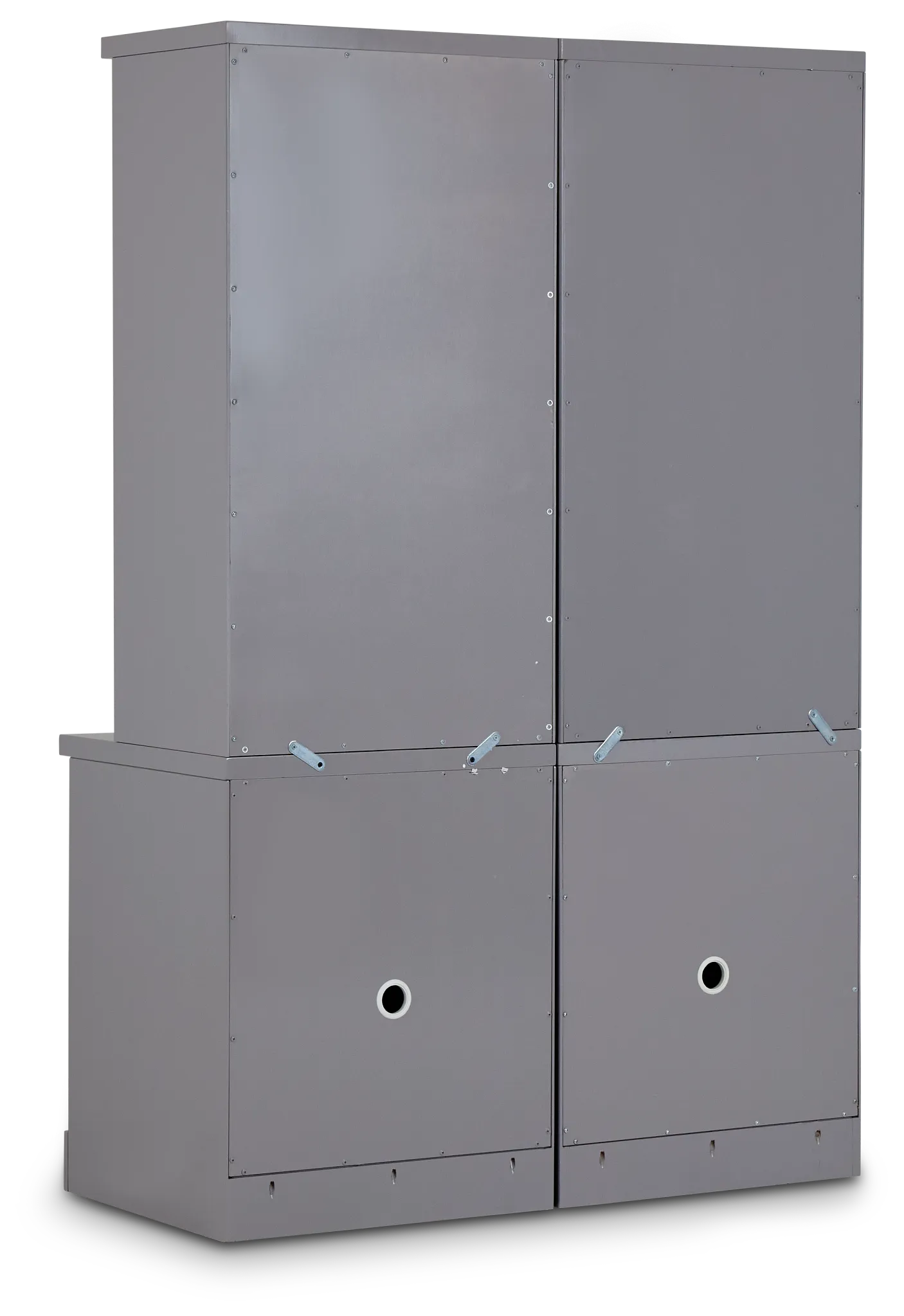 Newport Gray Door Bookcase