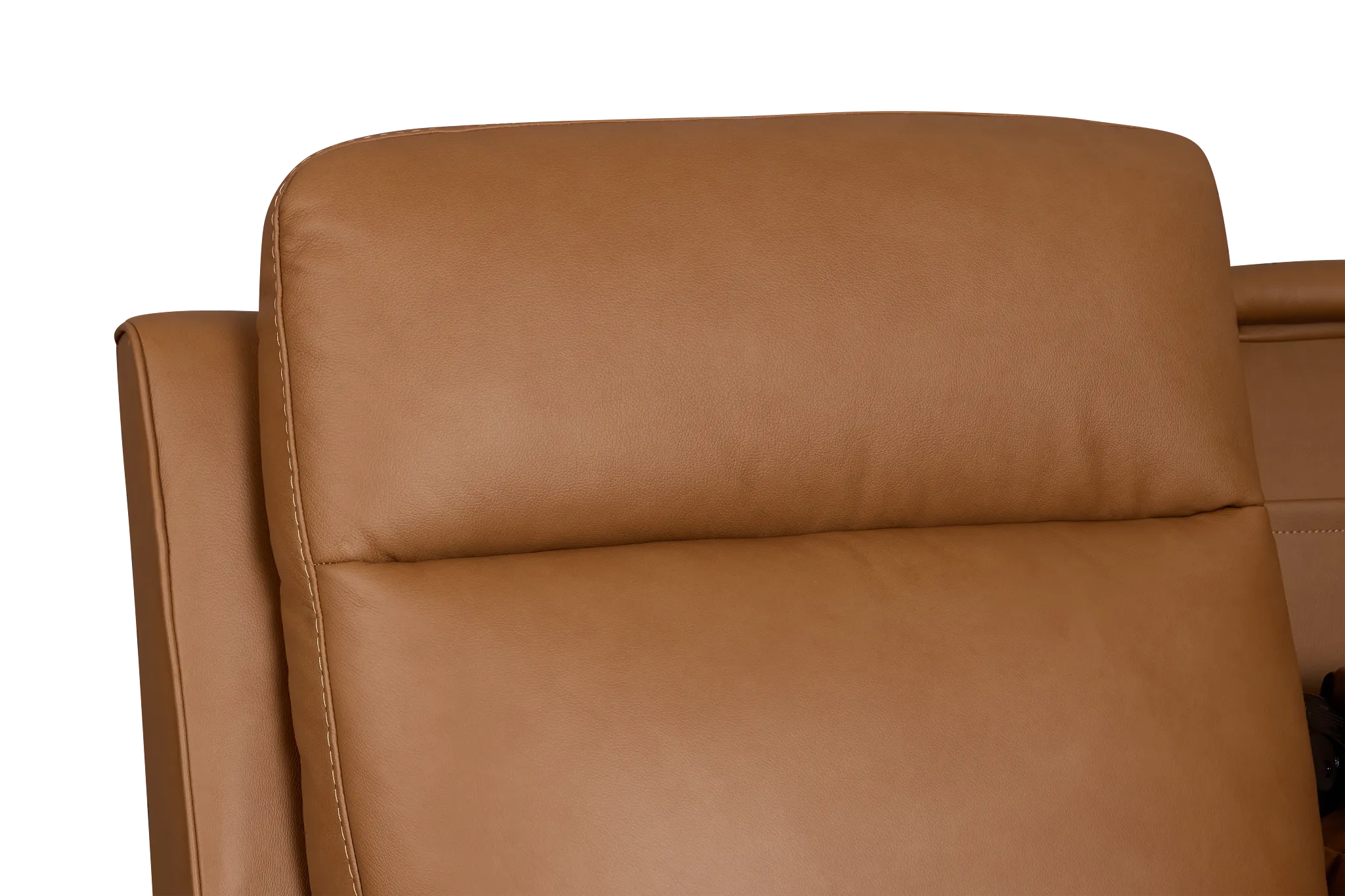Belmont Medium Brown Lthr/vinyl Power Reclining Sofa