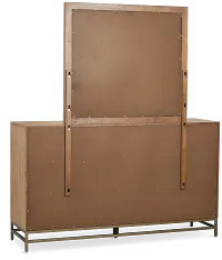 Provo Mid Tone Dresser & Mirror