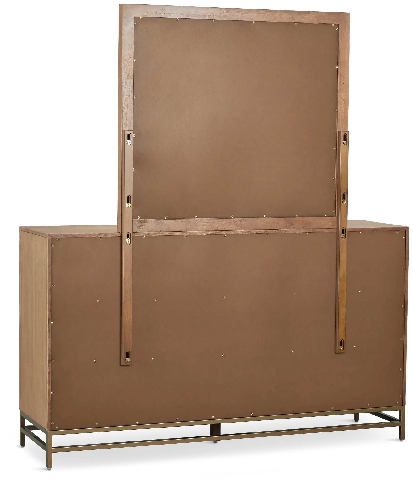 Provo Mid Tone Dresser & Mirror Provo Mid Tone Dresser & Mirror
