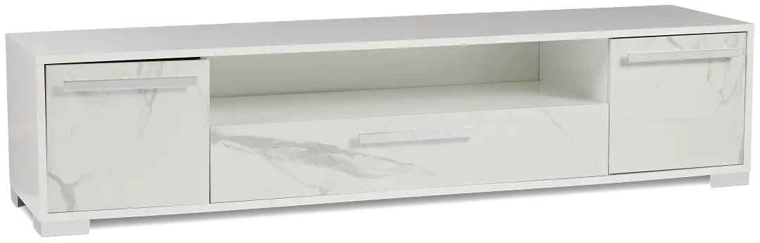 Modena White 86" Tv Stand Modena White 86" Tv Stand