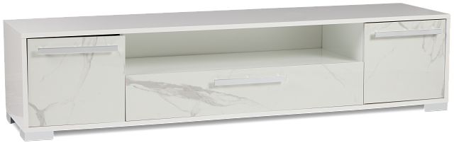 Modena White 86" Tv Stand