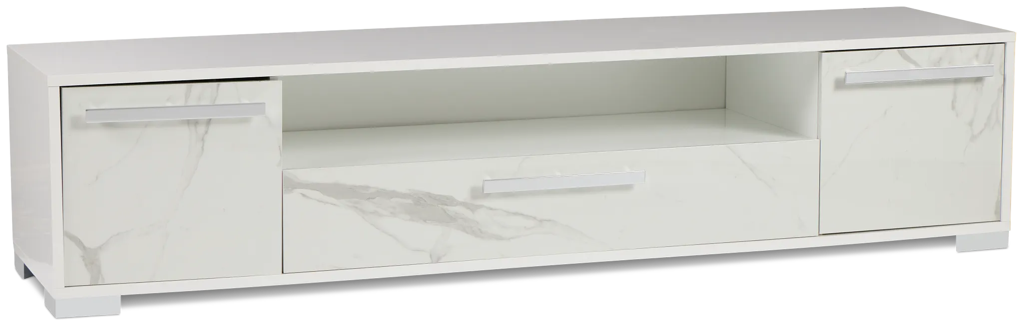Modena White 86" Tv Stand