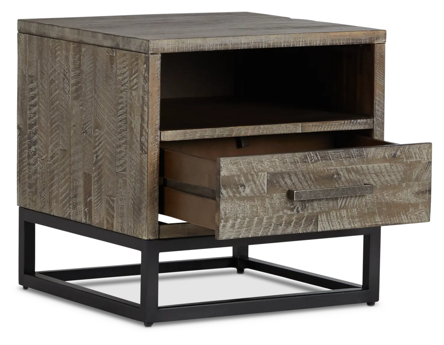 Hayes Light Gray End Table Hayes Light Gray End Table