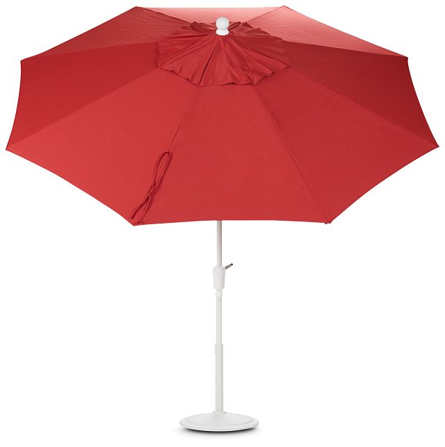 Capri Red Umbrella Set