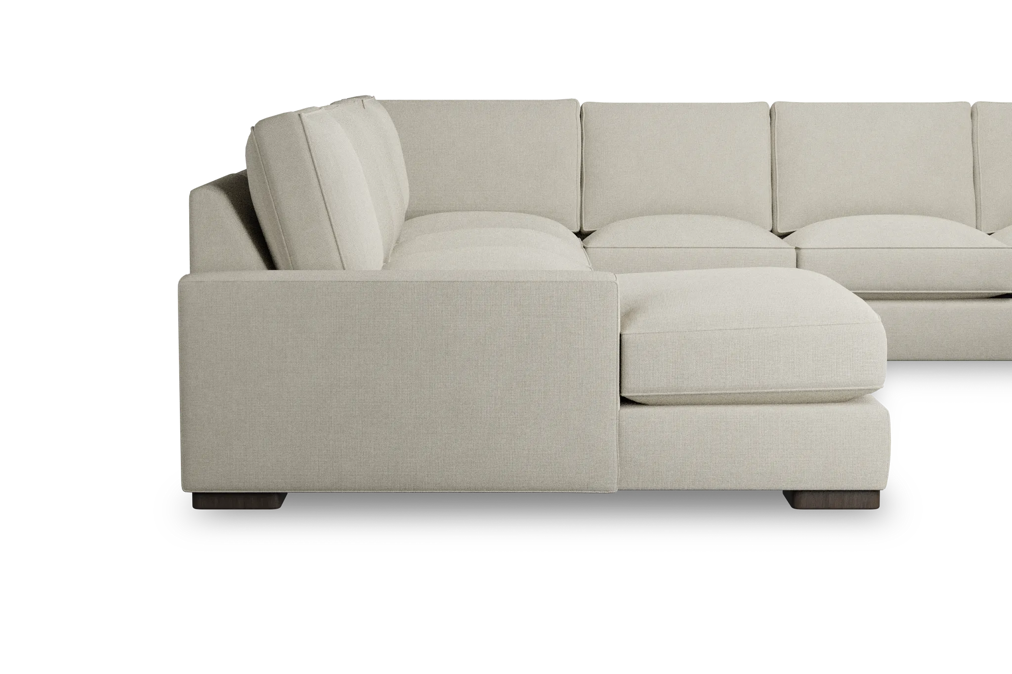Edgewater Suave Beige Large Left Chaise Sectional