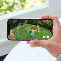 Ring Spotlight Cam Plus Plug In Black Outdoor Security Cameras