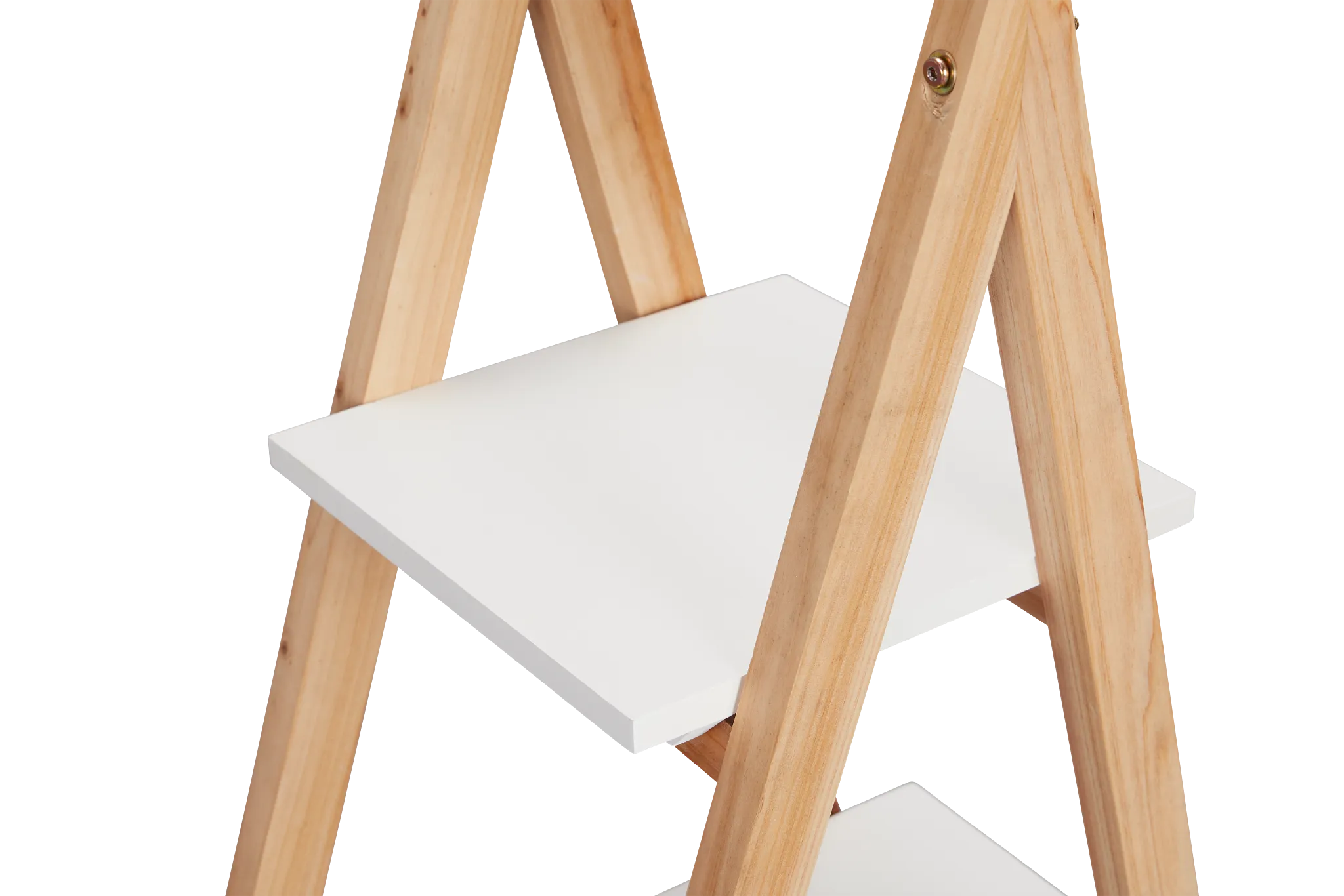 Danton White Wood Bookcase