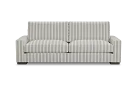 Edgewater Sea Lane Light Gray 96" Sofa W/ 2 Cushions