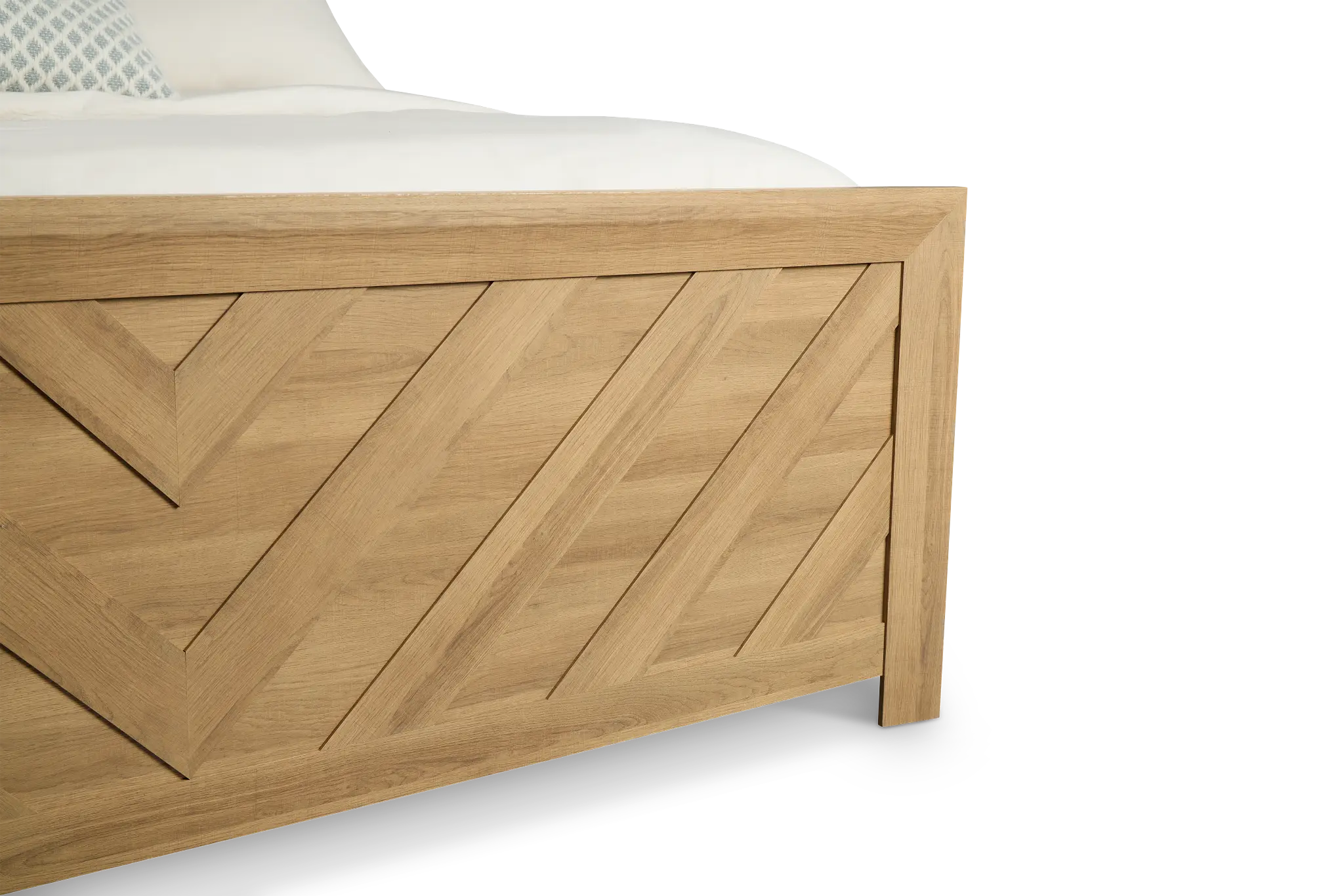 Delray Light Tone Panel Bed Delray Light Tone Panel Bed