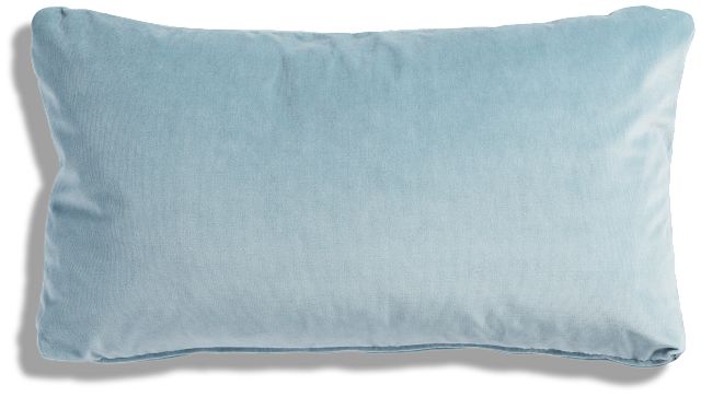 Lauran Light Blue Lumbar Accent Pillow
