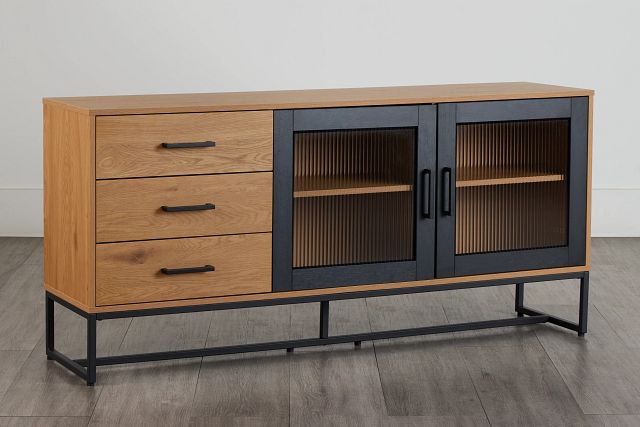 Ivan Light Tone Credenza