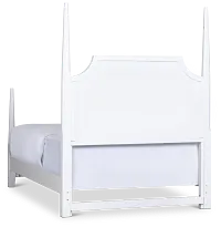 Carolina White Poster Bed