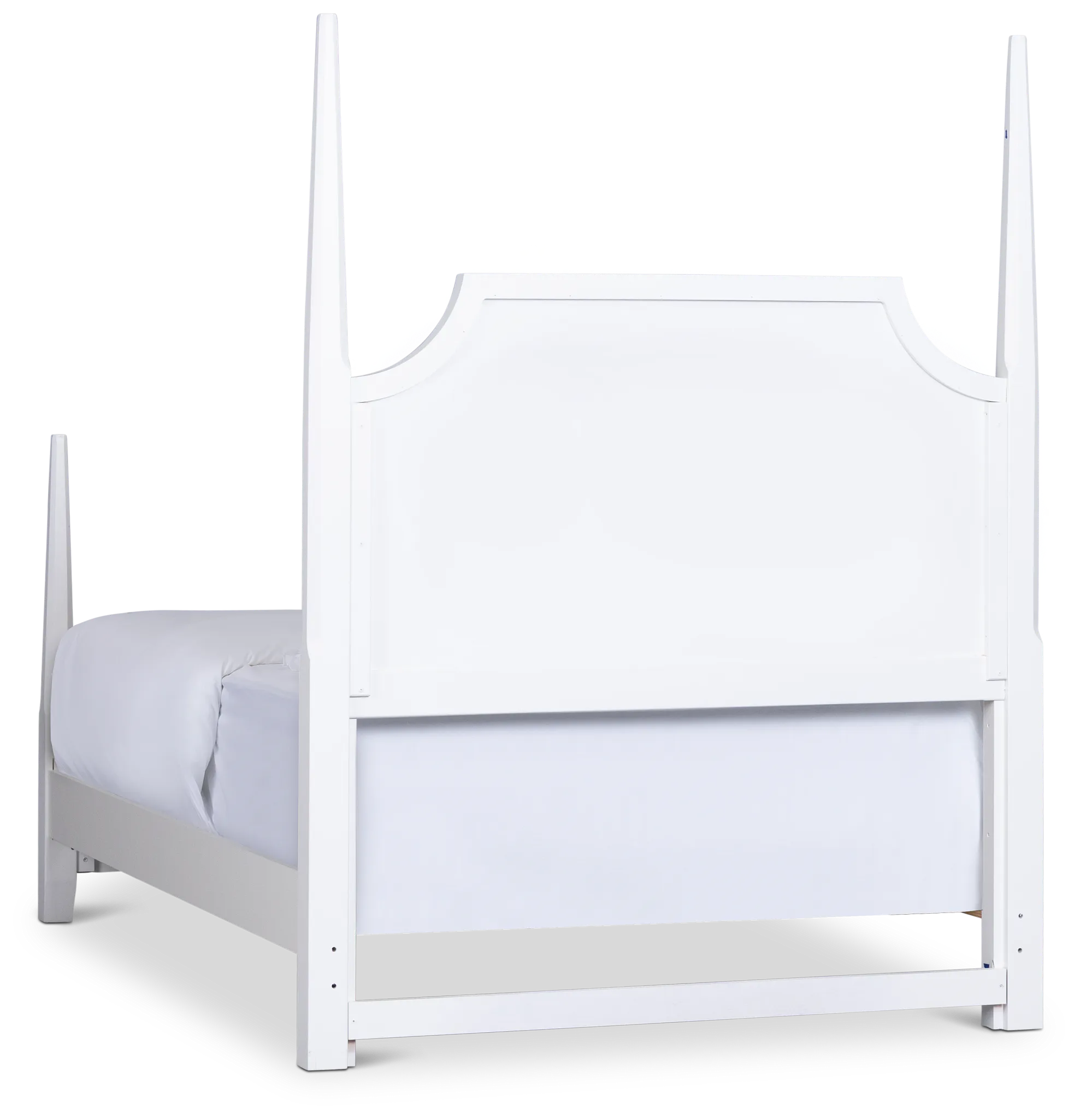 Carolina White Poster Bed