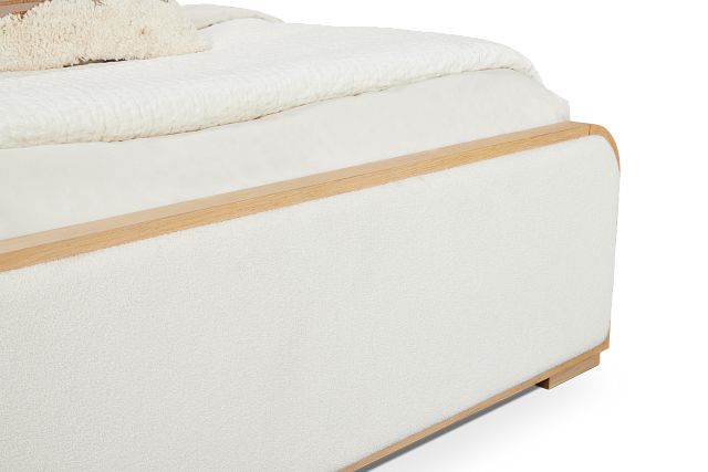 Malibu Light Tone Uph Panel Bed