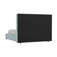 Grayton Elite Light Blue 54" Upholstered Platform Bed