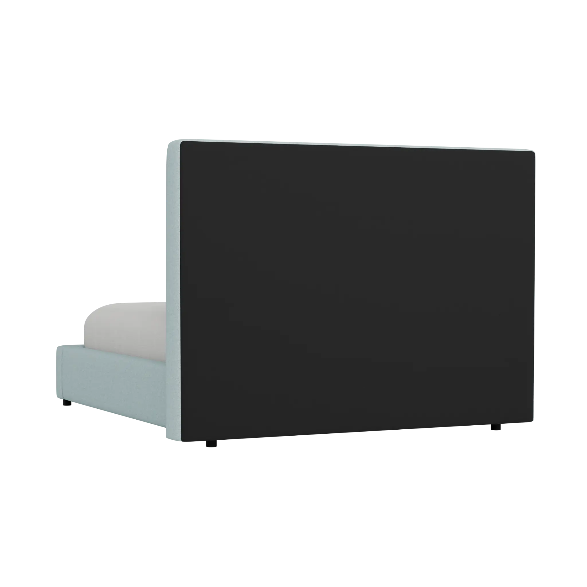 Grayton Elite Light Blue 54" Upholstered Platform Bed Grayton Elite Light Blue 54" Upholstered Platform Bed