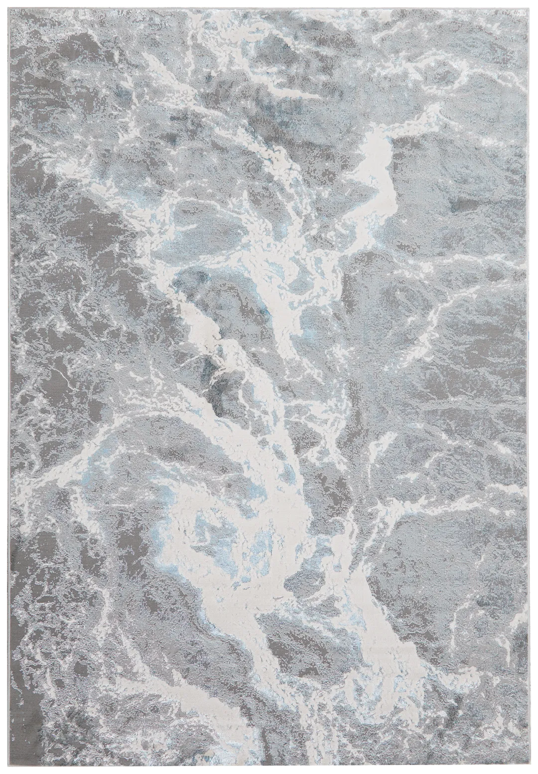 Azure Gray 5x8 Area Rug