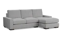Edgewater Maguire Gray Right Chaise Sectional