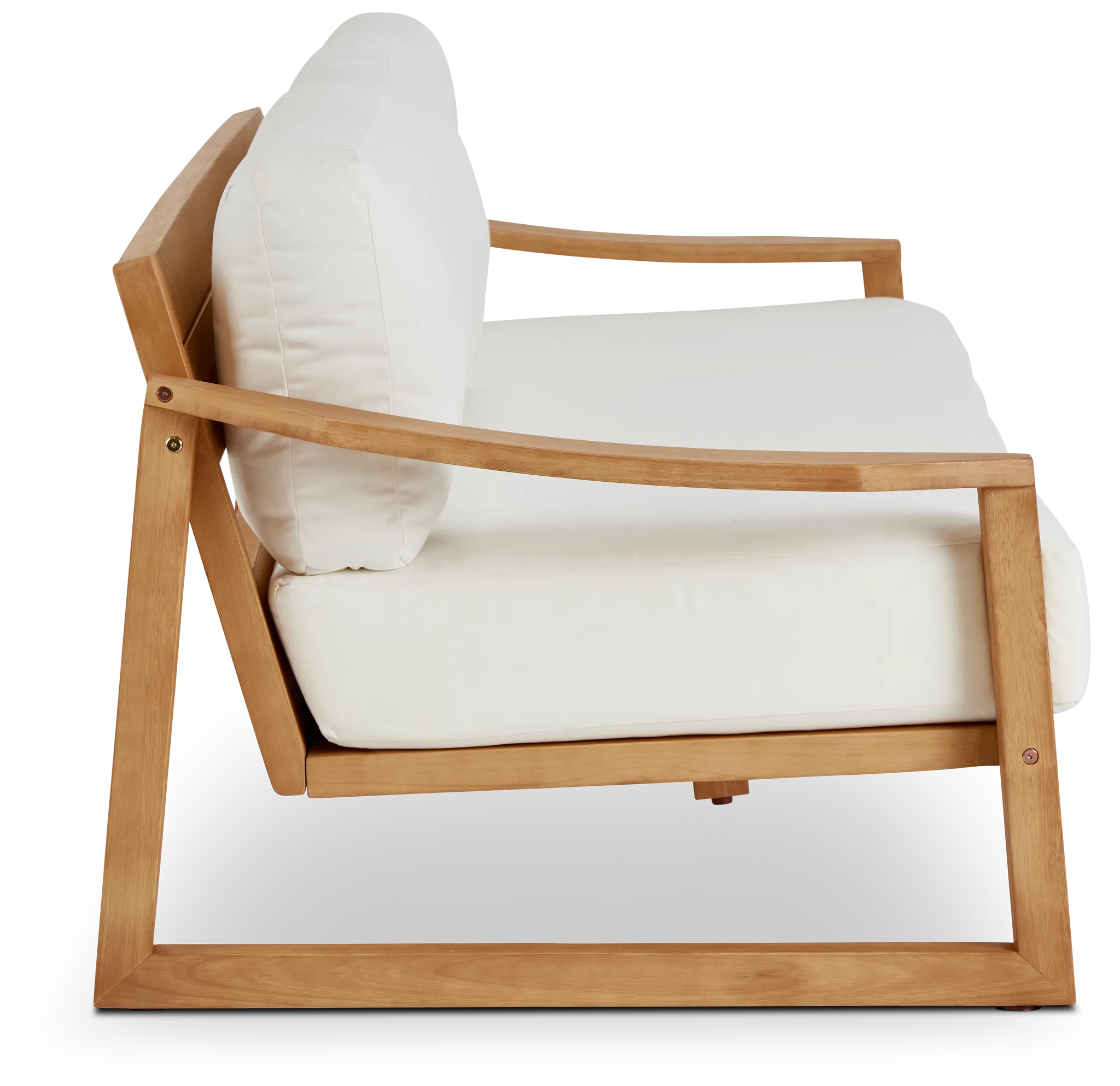 Tobago Light Tone Sofa With White Cushions