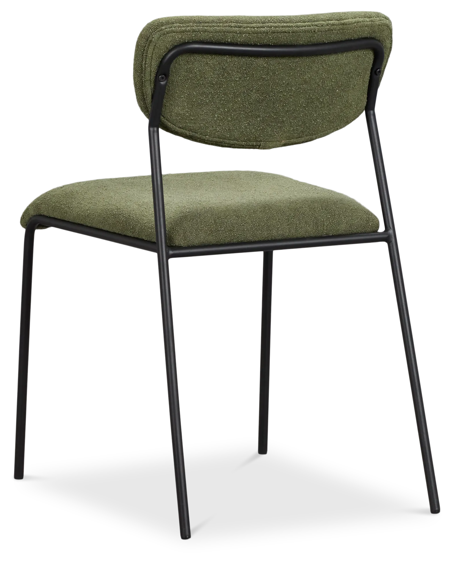Lynden Green Metal Upholstered Side Chair