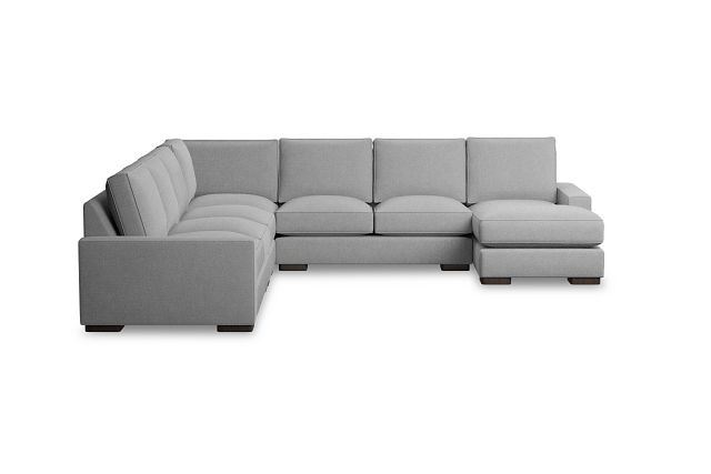 Edgewater Suave Gray Large Right Chaise Sectional