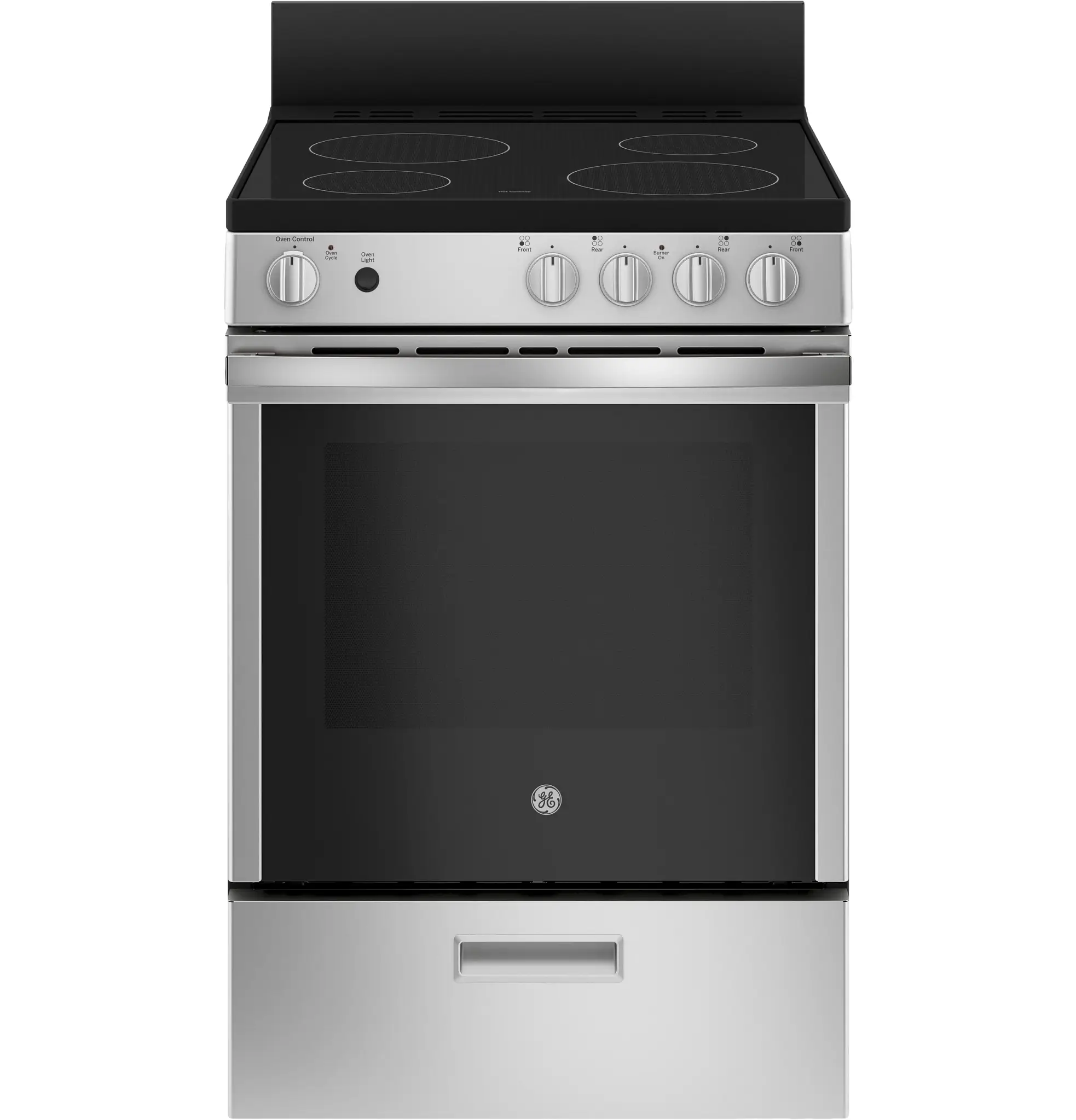 Ge 640 Series Stainless Steel 24" Electric Range Ge 640 Series Stainless Steel 24" Electric Range