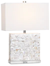 Claire Multicolored Crystal Table Lamp