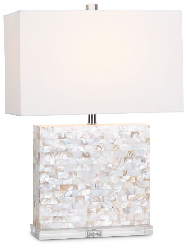 Claire Multicolored Crystal Table Lamp