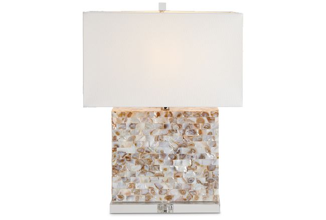 Claire Multicolored Crystal Table Lamp