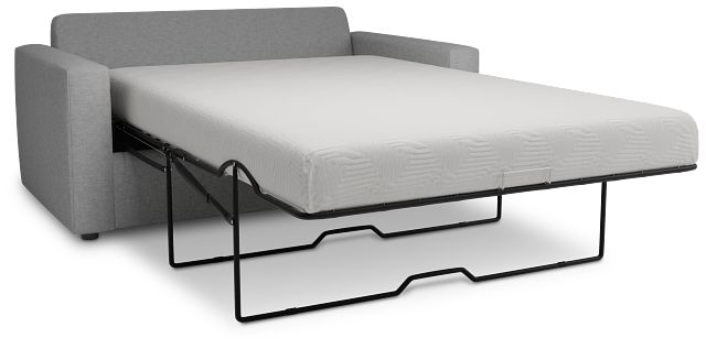Siesta Suave Gray Fabric Memory Foam Sleeper