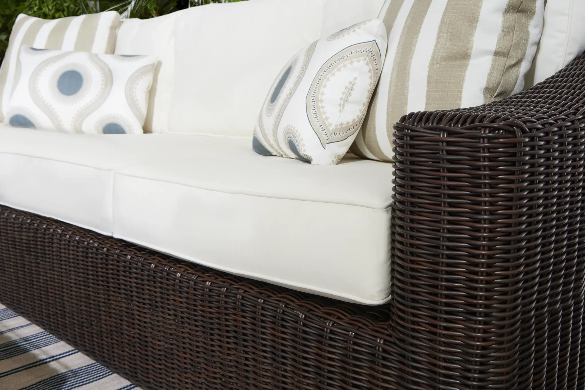 Canyon Dark Brown White Sofa Canyon Dark Brown White Sofa