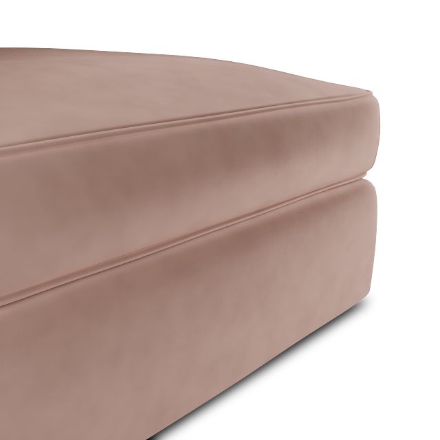 Siesta Joya Light Pink Fabric Ottoman