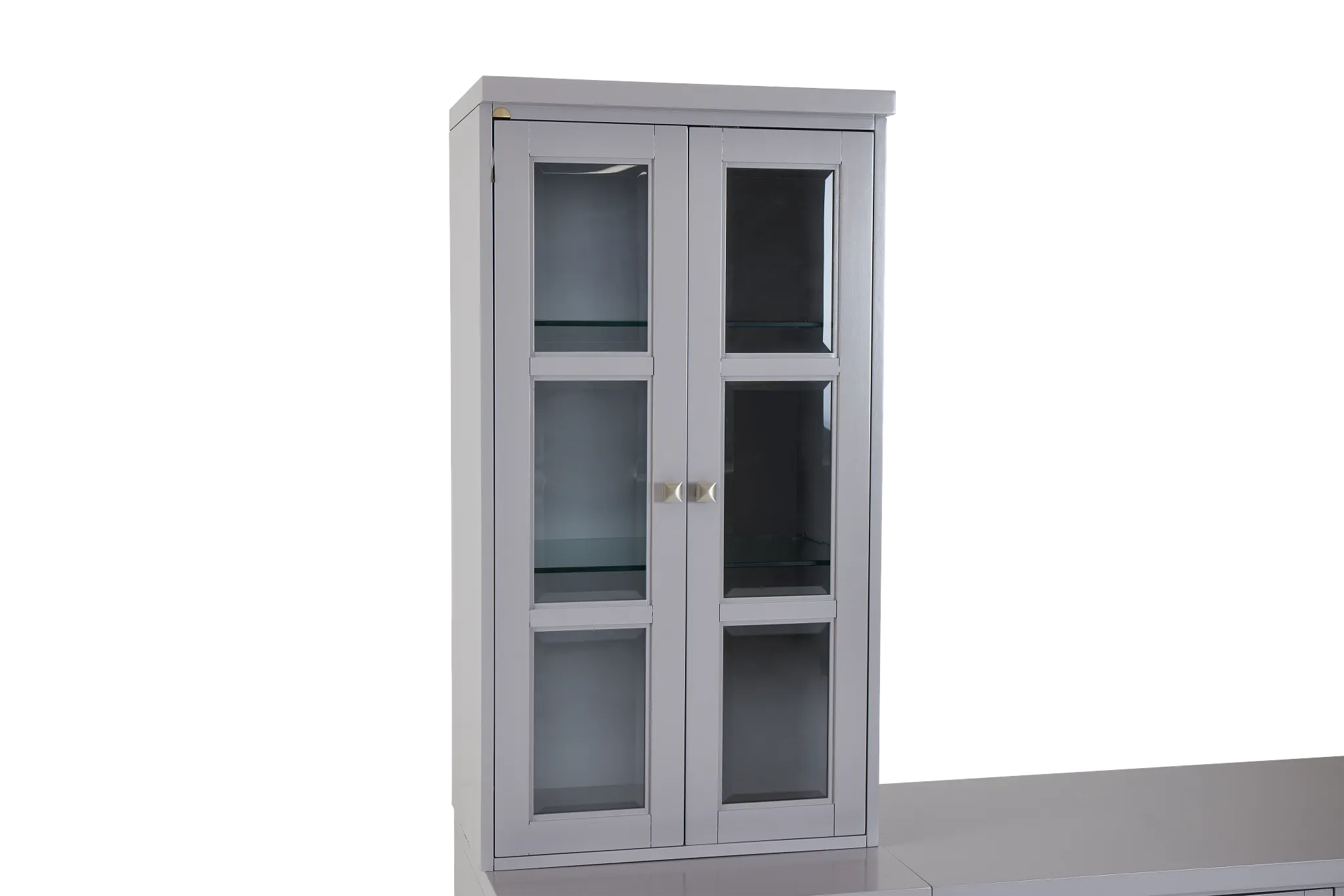 Newport Gray Large Door Entertainment Wall