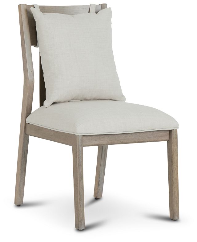 Pasadena Light Beige Upholstered Side Chair (1)