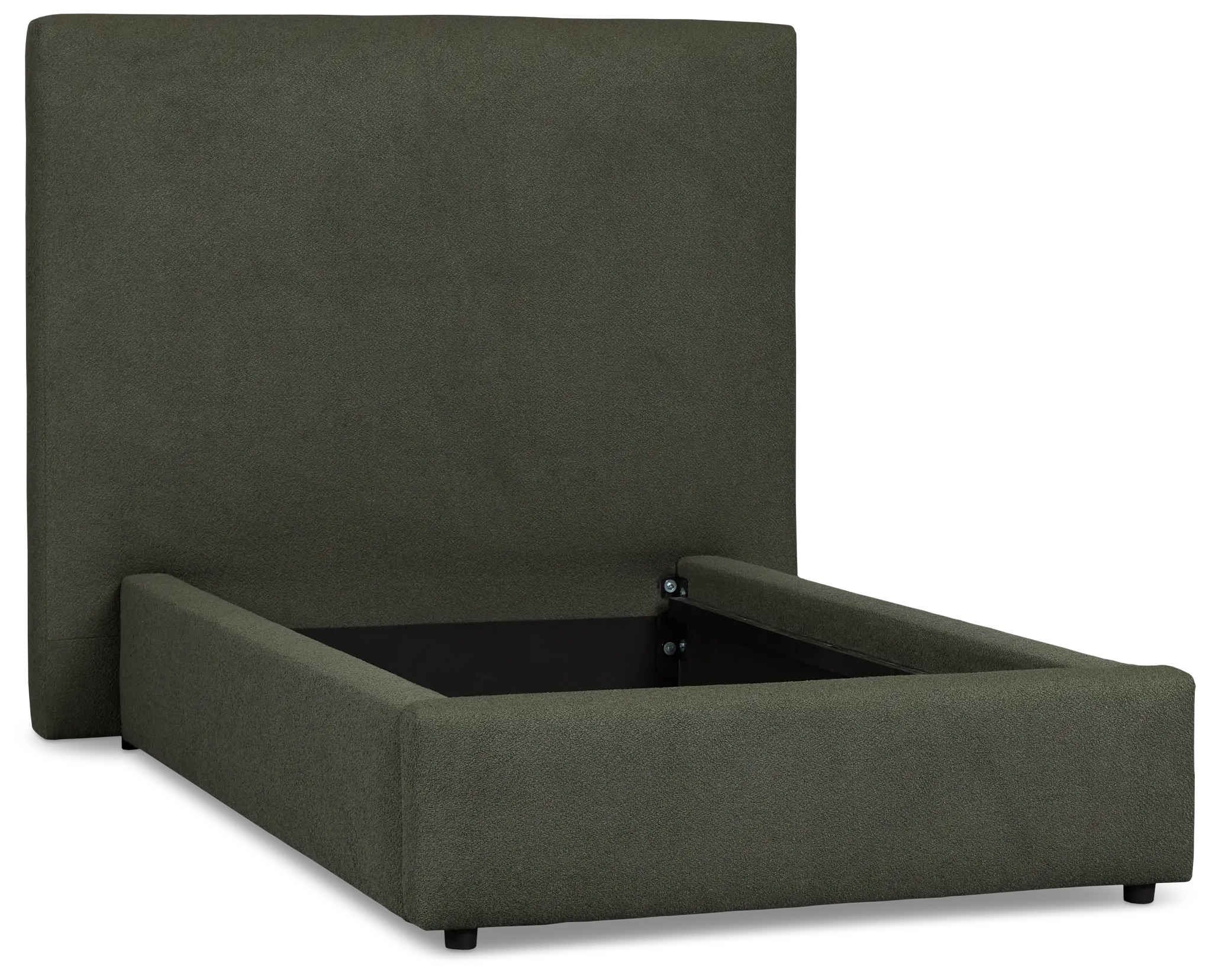 Grayton Sutton Green 54" Upholstered Platform Bed Grayton Sutton Green 54" Upholstered Platform Bed