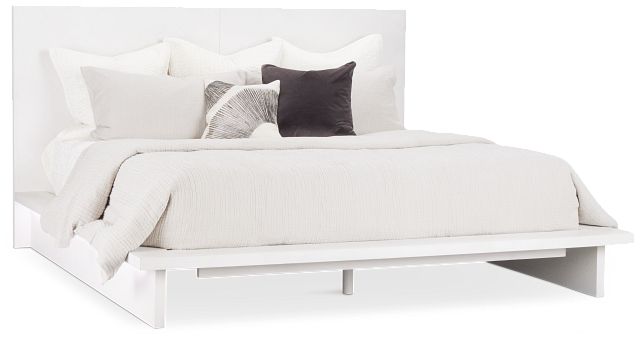 Bal Harbour White Panel Bed