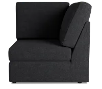 Citymod Dark Gray Fabric Wedge