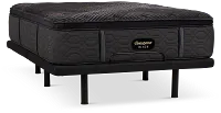 Beautyrest Black Series Two Plush Pillow Top Deluxe Adjustable Mattress Set