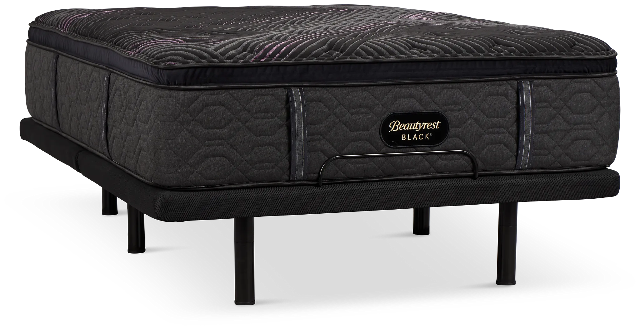 Beautyrest Black Series Two Plush Pillow Top Deluxe Adjustable Mattress Set