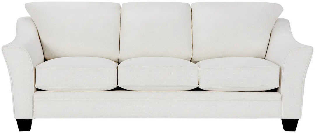 Avery White Fabric Memory Foam Sleeper Avery White Fabric Memory Foam Sleeper