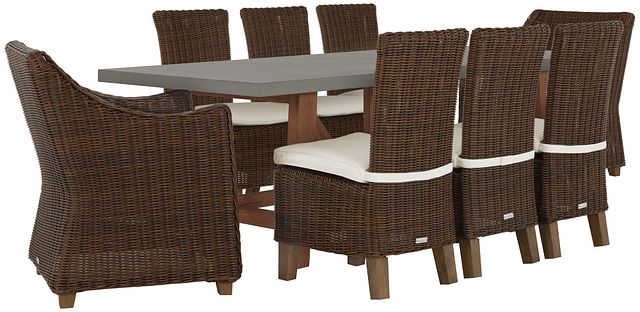 Canyon Concrete Dk Brown Rectangular Table & 4 Chairs (0)