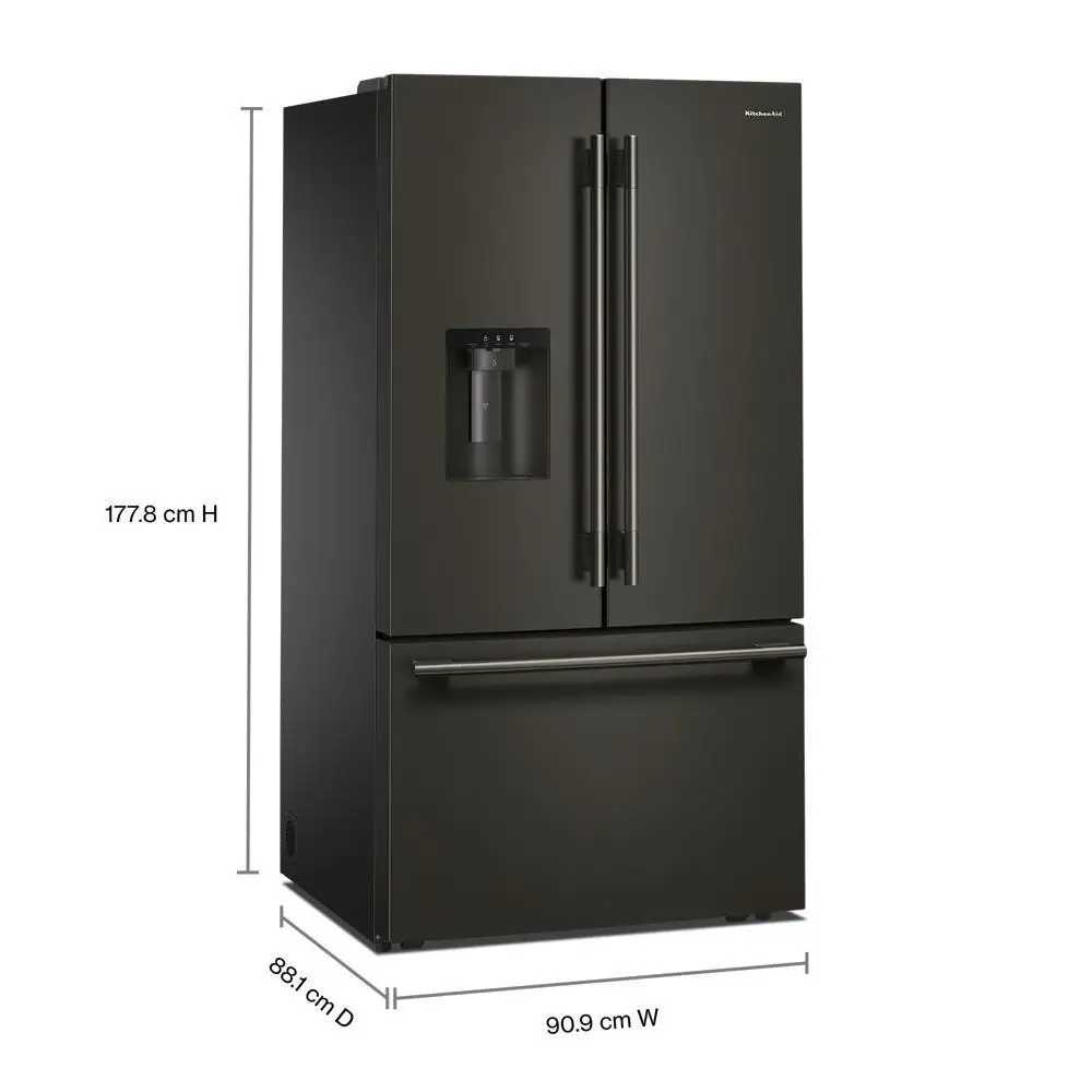 Kitchenaid 436 Series Black French Door Refrigerator Kitchenaid 436 Series Black French Door Refrigerator