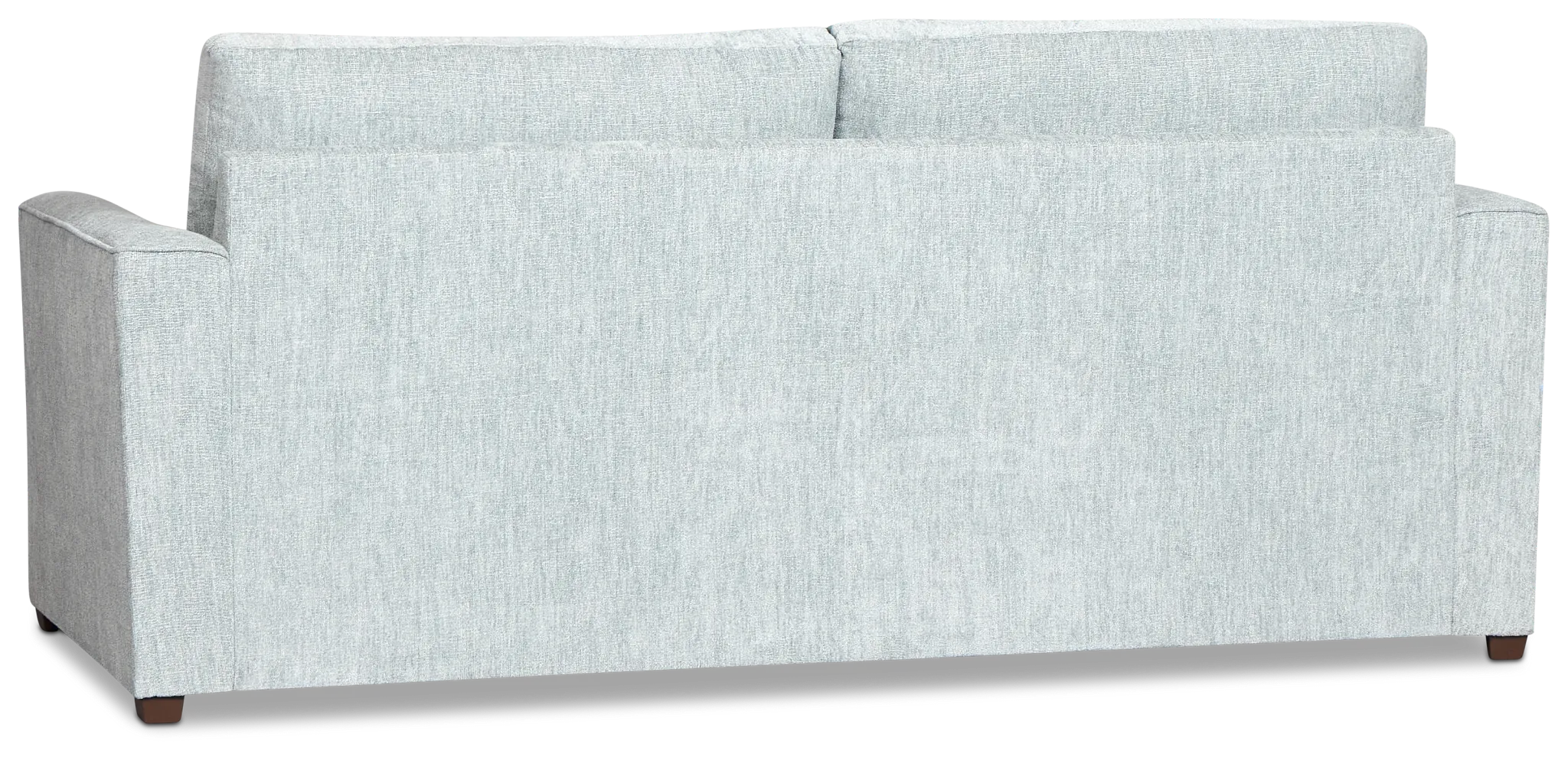 Shore Light Blue Fabric Memory Foam Sleeper