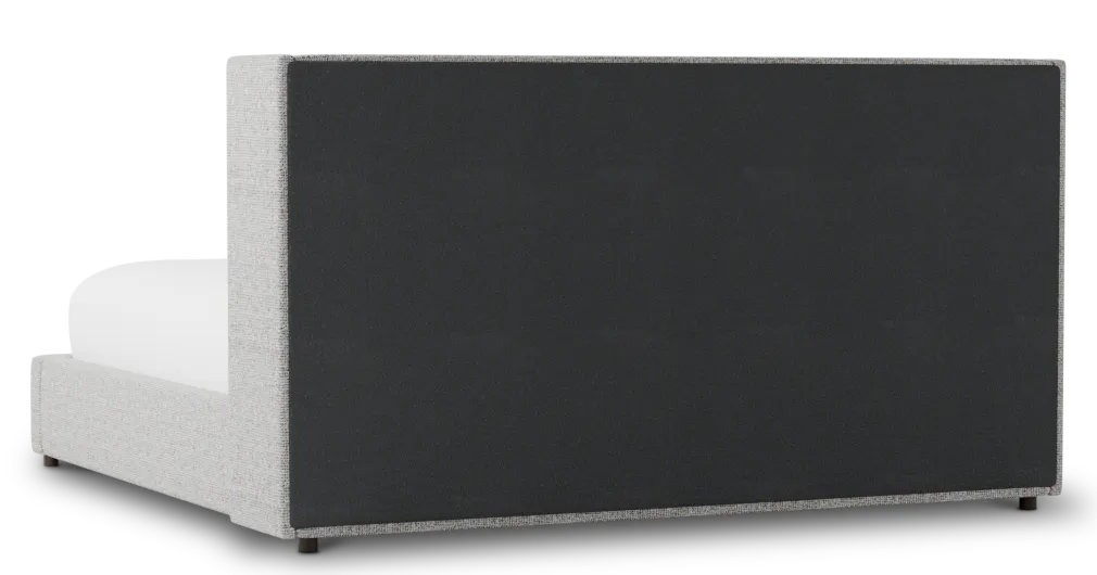 Captiva Natural Beauty Gray 48" Upholstered Shelter Bed