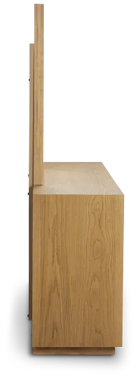 Haven Light Tone Dresser & Mirror