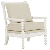 Savannah Ivory Accent Chair