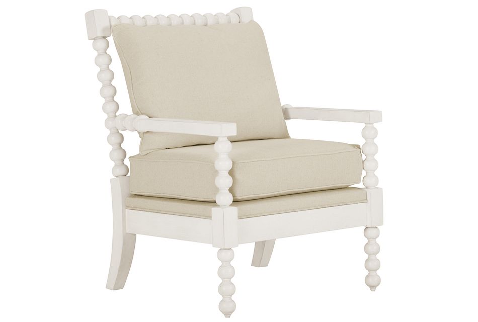 Savannah Ivory Accent Chair Dining Room Chairs City Furniture